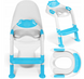 Накладка на сидіння для унітазу з драбинкою Ведмедик Ricokids (голуба) RK-292 RK-292 фото 1