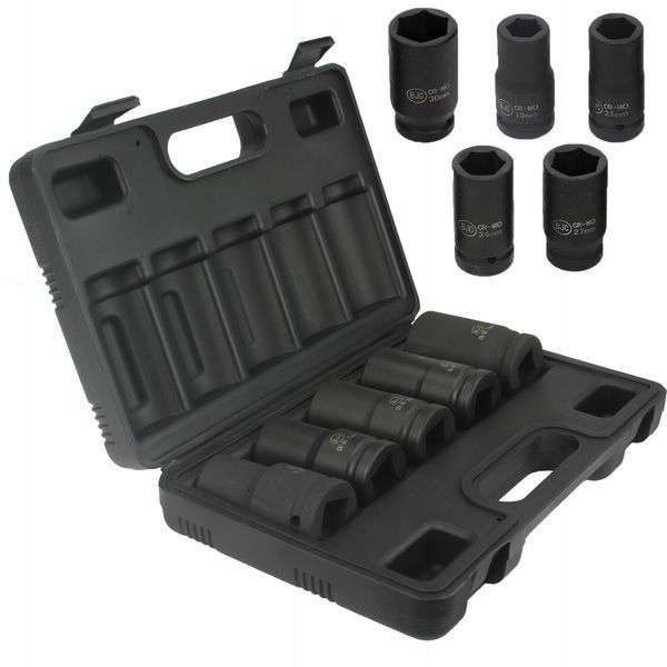 Набір ударних головок 3/4" 19-30MM 5PCS BJC M58277 M58277 фото