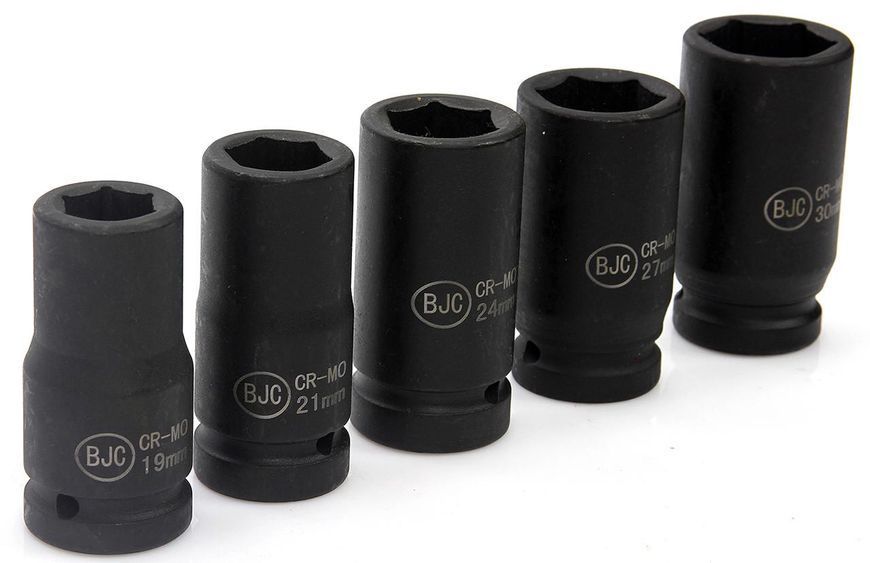 Набір ударних головок 3/4" 19-30MM 5PCS BJC M58277 M58277 фото