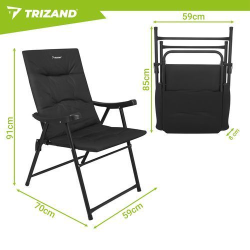 Стілець туристичний складний Trizand 27609 27609 фото