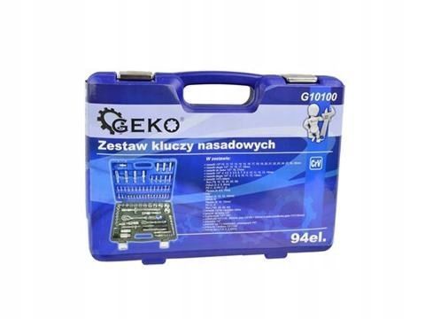 Набір торцевих ключів GEKO G10100 94 шт.CRV G10100 фото