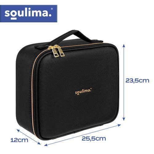 Косметичка-органайзер з LED дзеркалом Soulima 27236 27236 фото