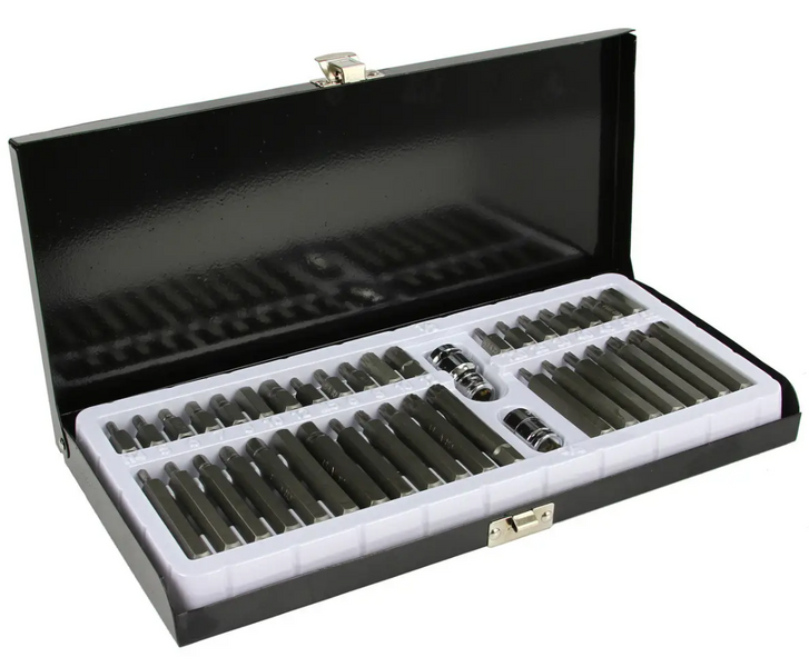 Біти для ключів 40шт IMBUS-TORX-SPLINE на стіну Mar-pol M66410 M66410 фото