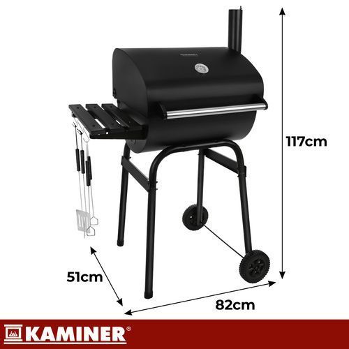 Садовий гриль з кришкою Kaminer 27316 27316 фото