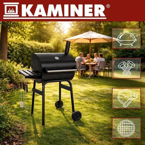Садовий гриль з кришкою Kaminer 27316 27316 фото