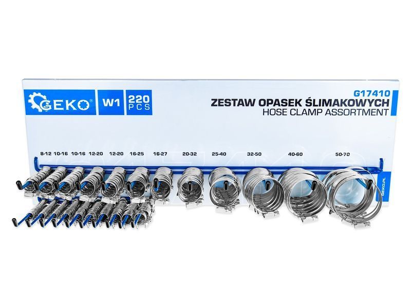 Набір металевих хомутів Geko  G17410 G17410 фото
