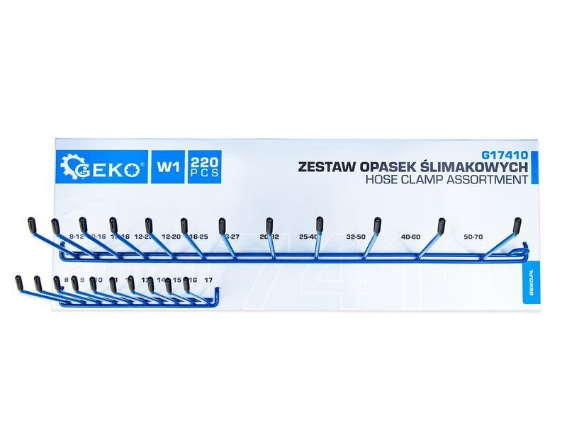 Набір металевих хомутів Geko  G17410 G17410 фото