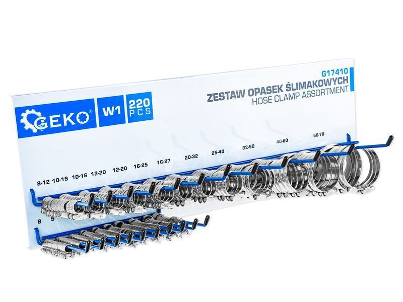 Набір металевих хомутів Geko  G17410 G17410 фото
