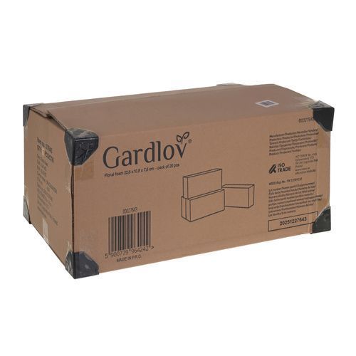 Губка флористична 23x11x8см  20 шт. Gardlov 27643 27643 фото