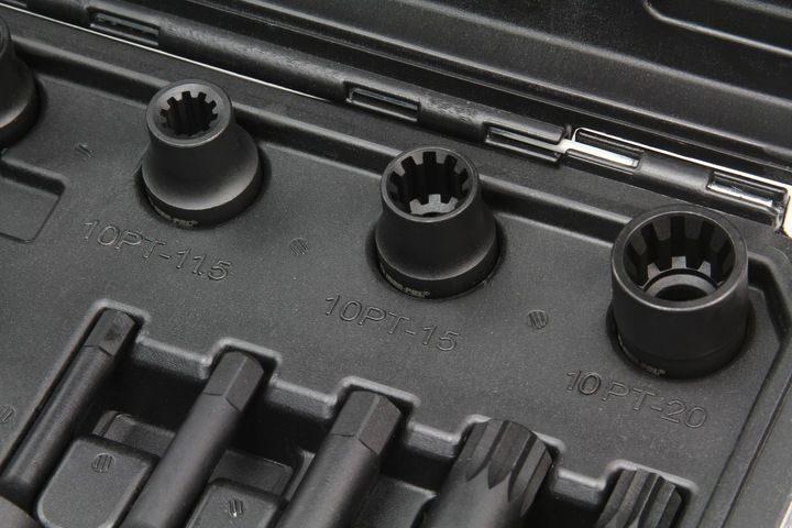 Набір головок для обслуговування гальмівних супортів Mar-Pol M58279 1/2" 16 шт. M58279 фото