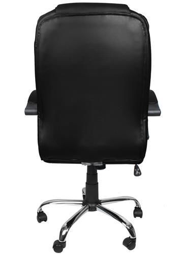 Крісло офісне чорне екокожа MALATEC 8983 (8983) фото