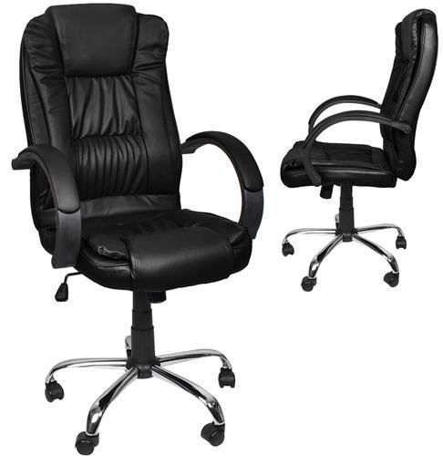 Крісло офісне чорне екокожа MALATEC 8983 (8983) фото