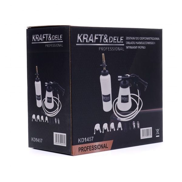 Комплект для прокачування гальмівної рідини Kraft&Dele KD1457 KD1457 фото