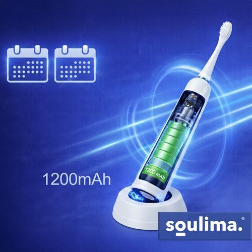 Електрична зубна щітка біла Sonic Soulima 26850 26850 фото