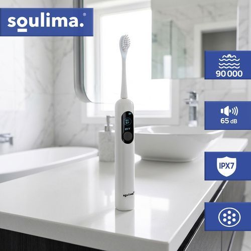 Електрична зубна щітка біла Sonic Soulima 26850 26850 фото