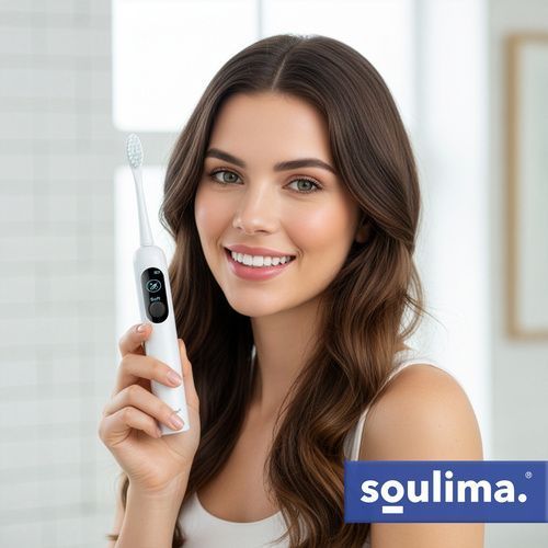 Електрична зубна щітка біла Sonic Soulima 26850 26850 фото