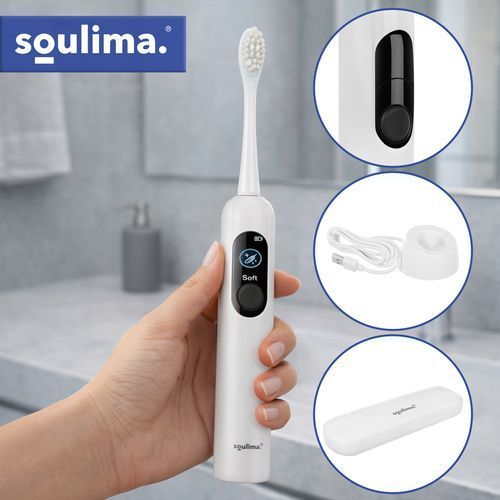 Електрична зубна щітка біла Sonic Soulima 26850 26850 фото