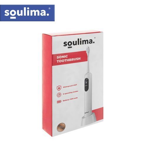 Електрична зубна щітка біла Sonic Soulima 26850 26850 фото