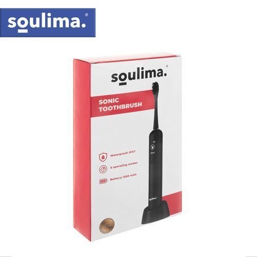 Електрична зубна щітка чорна Sonic Soulima 26851 26851 фото