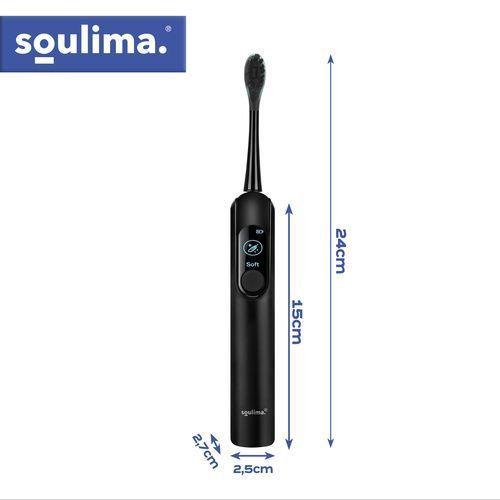 Електрична зубна щітка чорна Sonic Soulima 26851 26851 фото