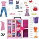 BARBIE ШАФА ДЛЯ ОДЯГУ + Одяг для ляльки Barbie HBV28 HBV28 фото 3