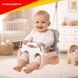 Дитяча гойдалка 3в1 сіро-бежева Kruzzel 27357 27357 фото 15