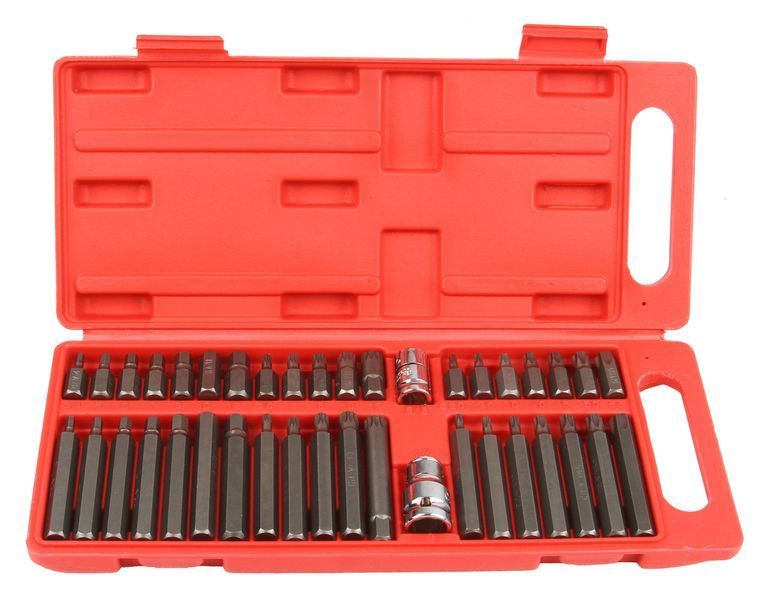 Біти для ключів 40шт IMBUS TORX SPLINE Mar-pol M66400 M66400 фото