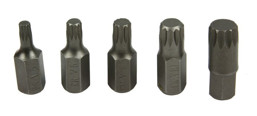 Біти для ключів 40шт IMBUS TORX SPLINE Mar-pol M66400 M66400 фото